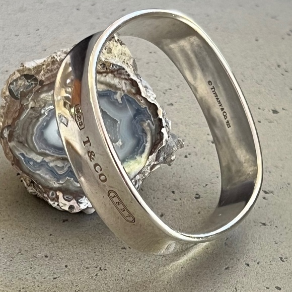 TIFFANY & CO.  1837® Square Bangle Sterling Silver (LIKE NEW) - Picture 1 of 6